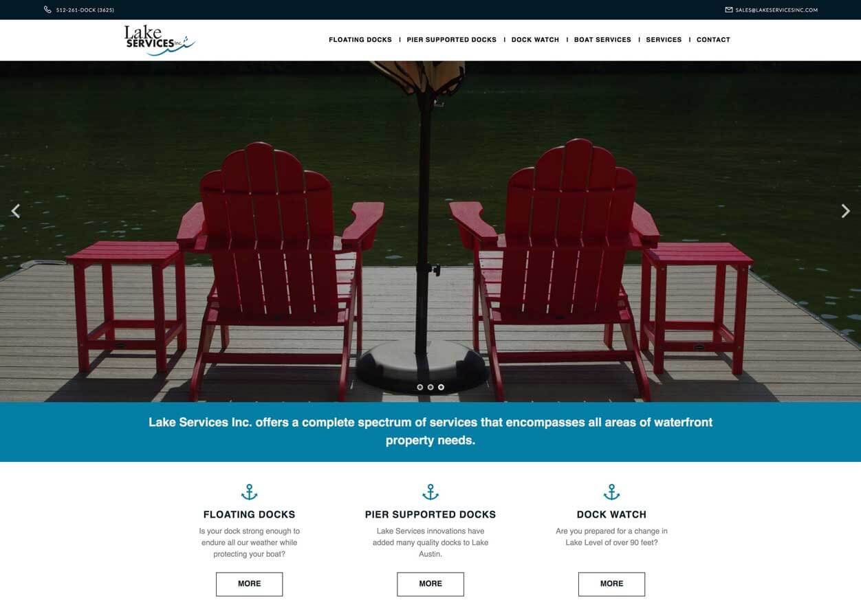 Lake Services Inc Austin Web Design Austin Web And Design Lake Services 01