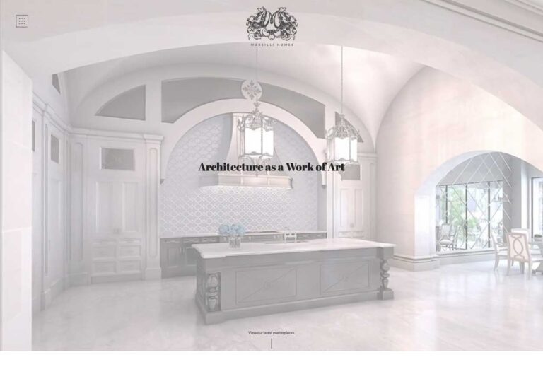 Austin Web and Design Portfolio - Marsilli Homes