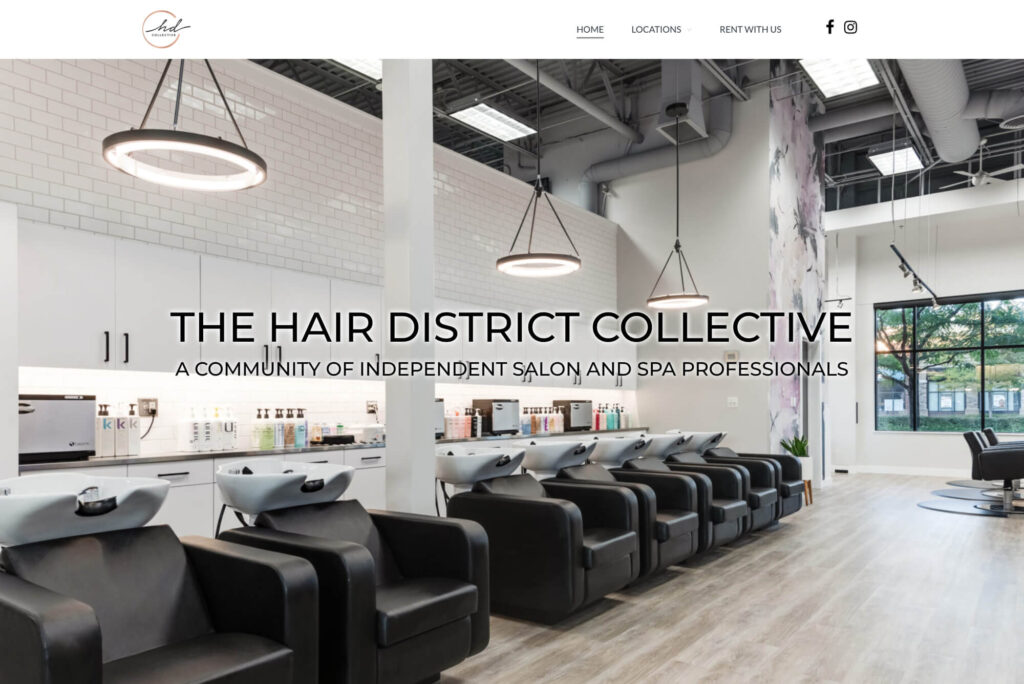Minnesota Web Design: Hair Salon Website
