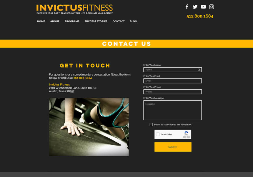 austin-web-design-wix-website-invictusfit-4