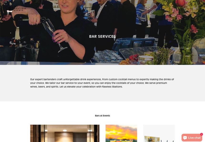 austin-web-design-catering-bars-culinary-shopify-ecommerce-website-2