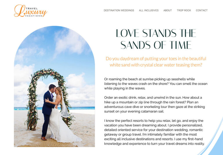 Austin Web Design: Travel Agent Website