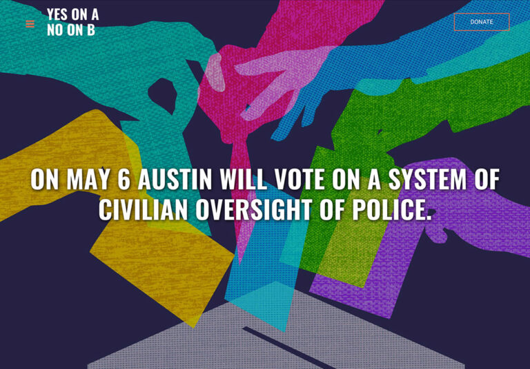 Austin Web Design: Political Action Website