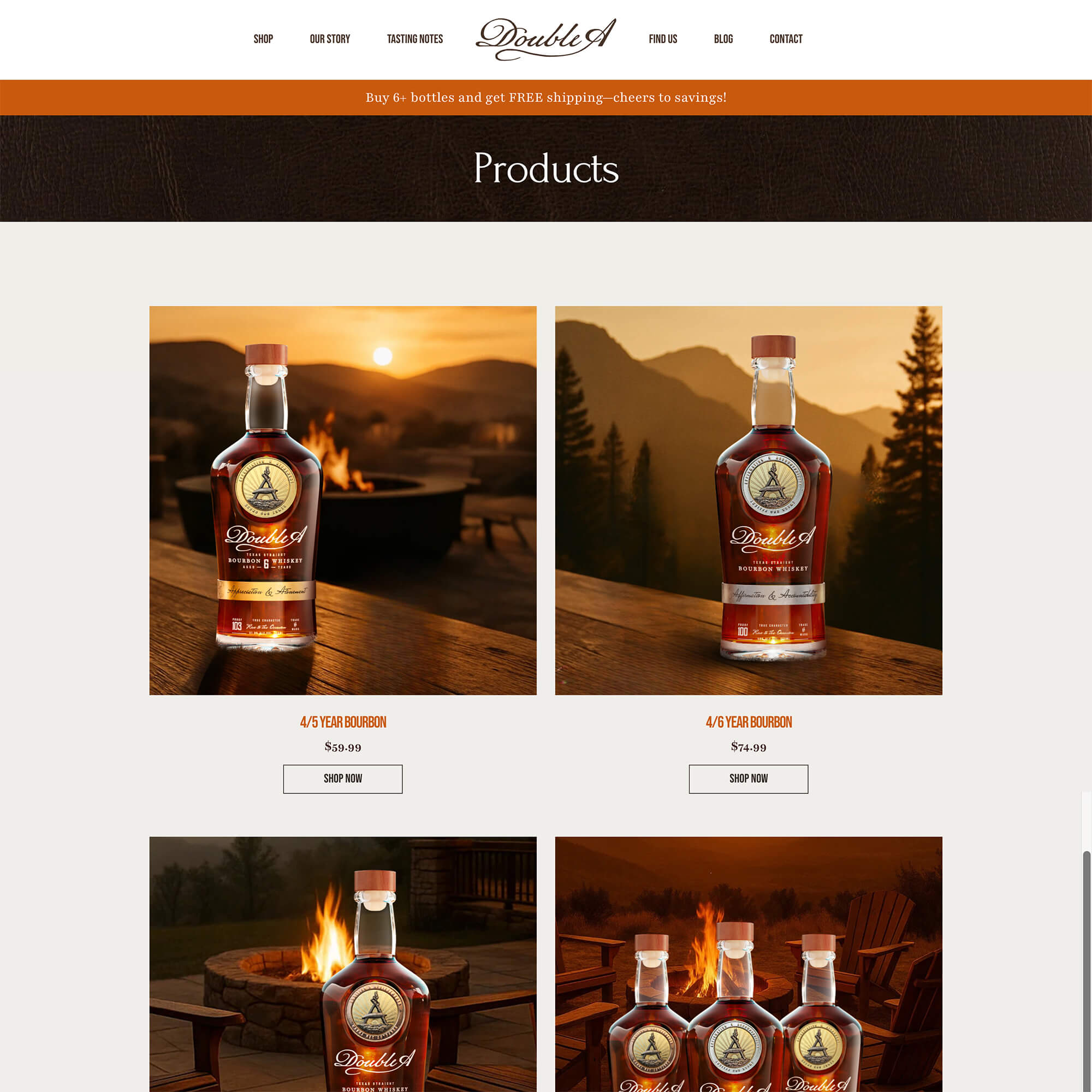 Texas Web Design: Food and Beverage Brand Lifestyle Website Project