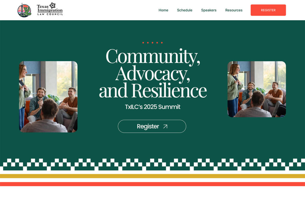 Texas Immigration Law Council Summit homepage