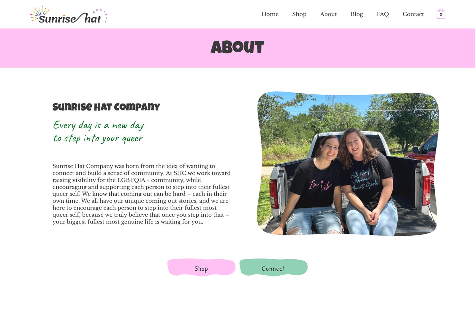 Austin Web and Design Website Project: Ecommerce, online store, retail clothing