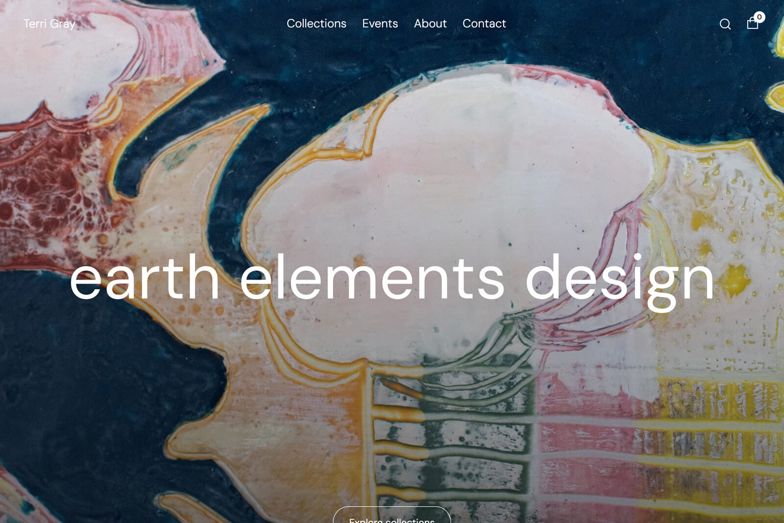 Austin Web Design: Artist eCommerce Webflow Store Project