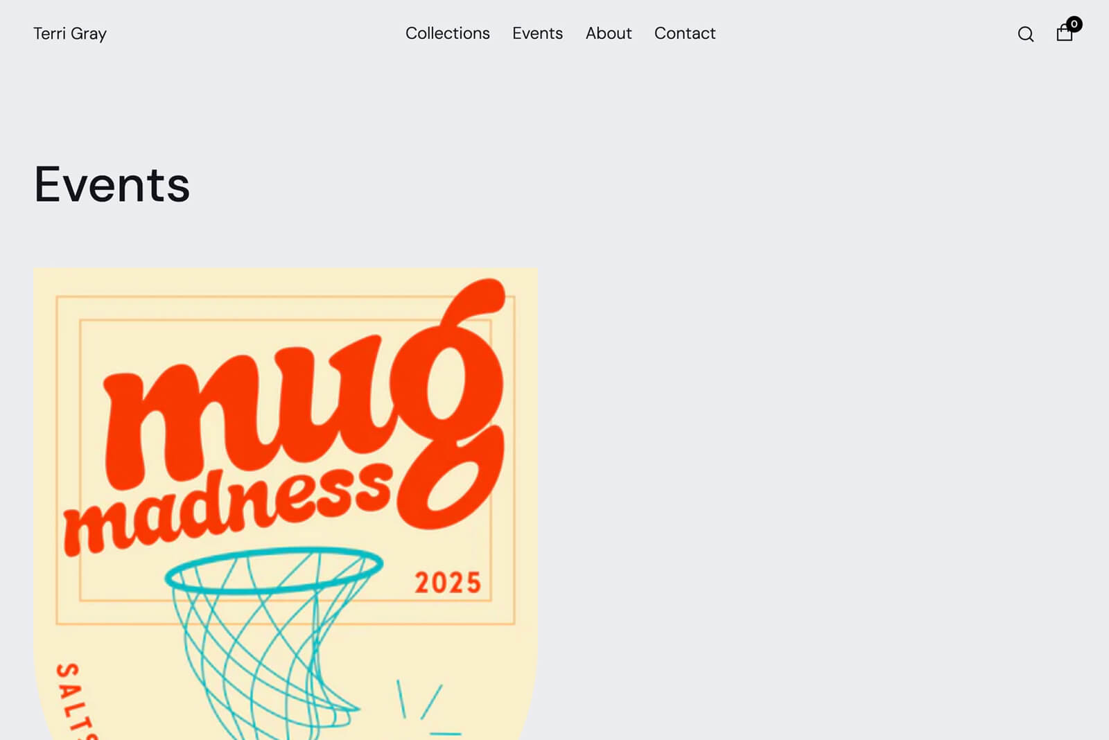 Austin Web Design: Artist eCommerce Webflow Store Project
