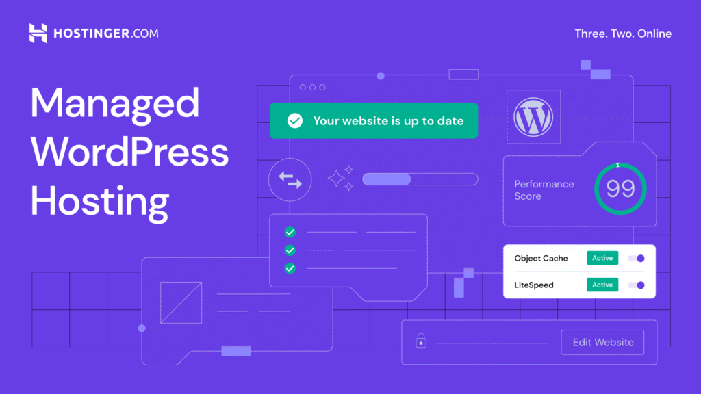 Preferred hosting partner - Hostinger